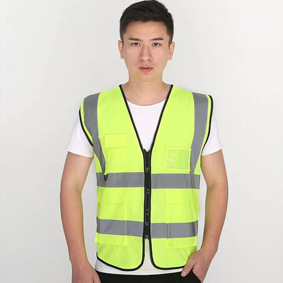 SJV01 도매 안전 조끼는 커스텀 로고 안전 조끼 작업 사려깊은 안전복을 입힙니다